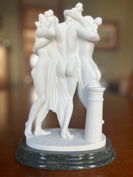 Replicas Graces Bathers sculpture by Antonio Canova sister goddesses